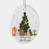 クリスマス与えの飾り セラミックオーナメント (右)