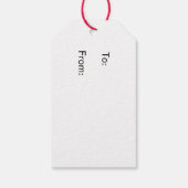 クリスマス与えのF*Ckを持つメラニアトランプ ギフトタグ (裏面)