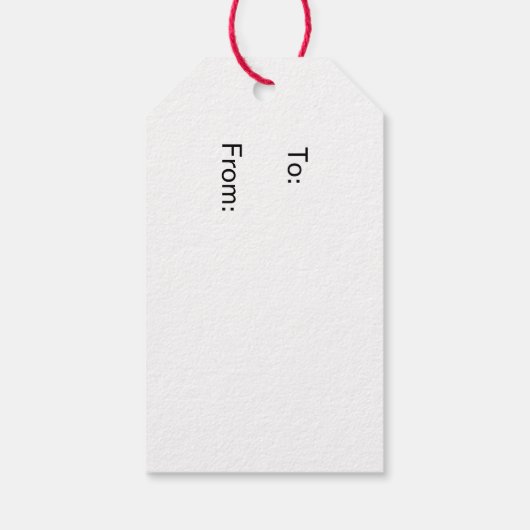 クリスマス与えのF*Ckを持つメラニアトランプ ギフトタグ (裏面)