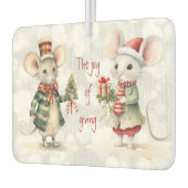 クリスマス与えネズミの喜び カーエアーフレッシュナー (左)