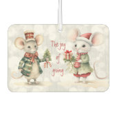 クリスマス与えネズミの喜び カーエアーフレッシュナー (正面)