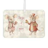 クリスマス与えネズミの喜び カーエアーフレッシュナー (正面)