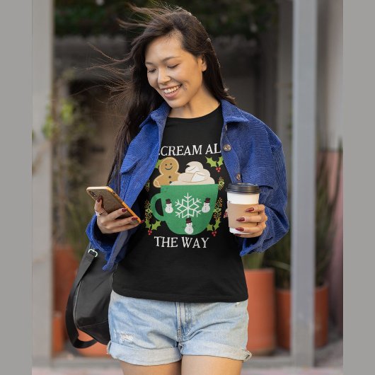 クリスマス中ずっとアイスクリーム Tシャツ