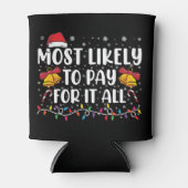 クリスマス中に払う可能性が最も高おもしろいい 缶クーラー (正面)