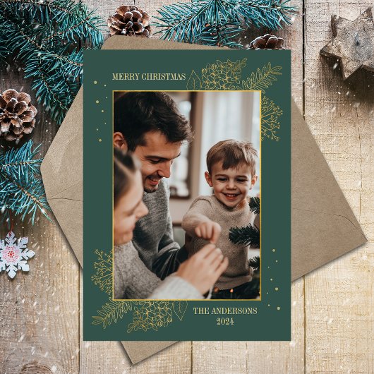 クリスマス中世キリスト教カトリック金ゴールド写真 シーズンカード