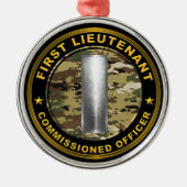 クリスマス中尉 メタルオーナメント (正面)