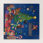 クリスマス中止おもしろチビキャラステッカー ジグソーパズル (横)