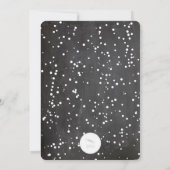 クリスマス乾杯 スノーフレーク ホリデーパーティー招待状 招待状 (裏面)