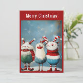 クリスマス予測できな生き物 シーズンカード (スタンド正面)