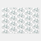 クリスマス交通車トラックバイク品種パック ラッピングペーパーシート (正面3)