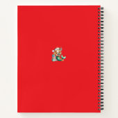 クリスマス人魚の子供の日記 - 個人名入れのメモ ノートブック (裏面)