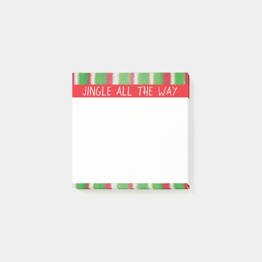クリスマス付箋(Post-It®)ノート ポストイット (正面)