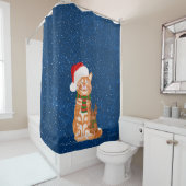 クリスマス仲間 シャワーカーテン (インサイチュ)