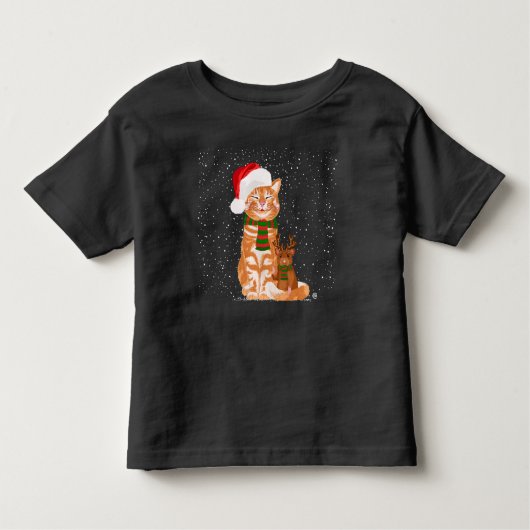 クリスマス仲間 トドラーTシャツ (正面)