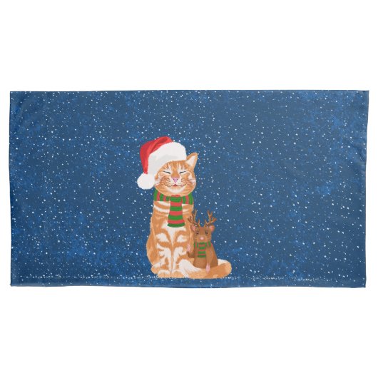 クリスマス仲間 枕カバー (正面左)