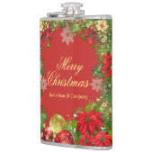 クリスマス企業のの饗宴フラスコ フラスク (左)