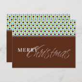 クリスマス企業のはがき：: minispot snowflake BL4 シーズンポストカード (正面/裏面)