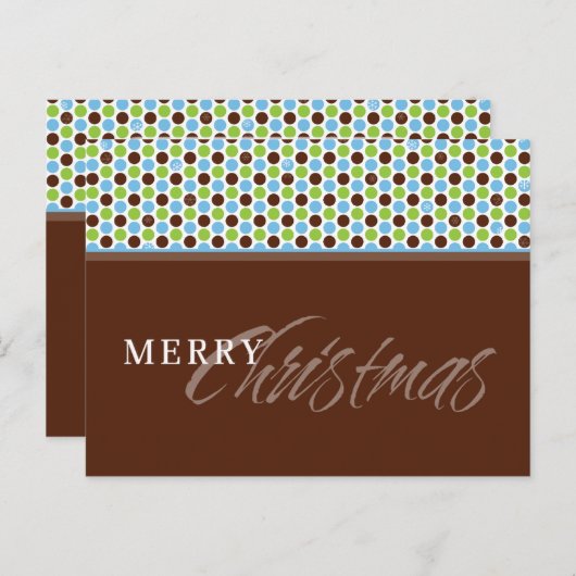 クリスマス企業のはがき：: minispot snowflake BL4 シーズンポストカード (正面/裏面)