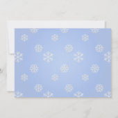 クリスマス企業のパーティーの黒いネクタイ 招待状 (裏面)