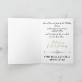 クリスマス企業の付きビジネスのクリスマスカード シーズンカード (内部)