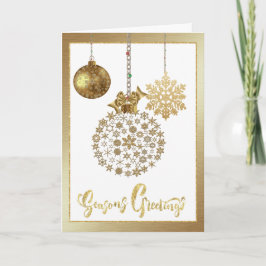 クリスマス企業の付きビジネスのクリスマスカード シーズンカード