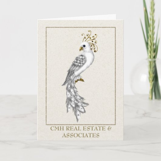 クリスマス企業の付きビジネスのクリスマスカード シーズンカード (正面)