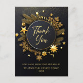 クリスマス企業の休暇 ポストカード (正面)