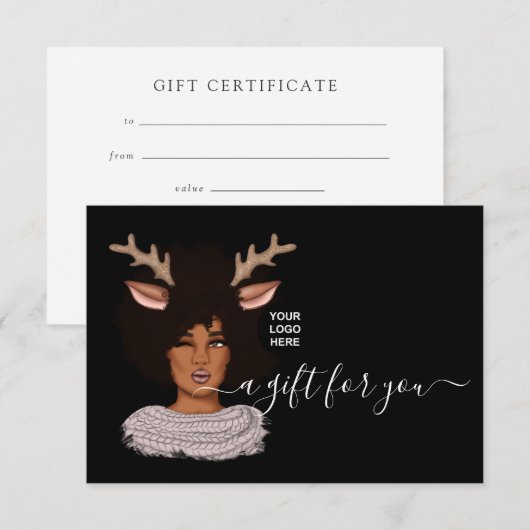 クリスマス企業の (正面/裏面)