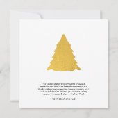 クリスマス企業の・ビジネス・ロゴ・ホリデー・金ゴールド (裏面)