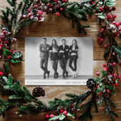 クリスマス企業の |白黒ビジネス シーズンカード