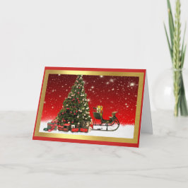 クリスマス企業のT付きビジネスのクリスマスカード シーズンカード