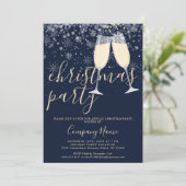 クリスマス企業オフィスパーティー 招待状 (スタンド正面)