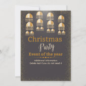 クリスマス企業オリエンタルテーマパーティー 招待状 (裏面)