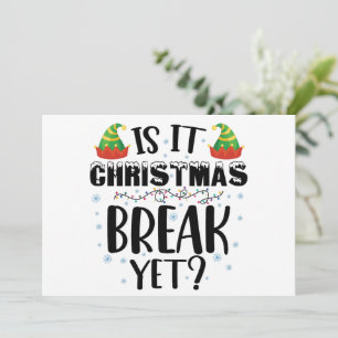 クリスマス休みはまだ?面白いホリデー先生 招待状