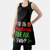 クリスマス休暇かおもしろいら エプロン (インサイチュ)