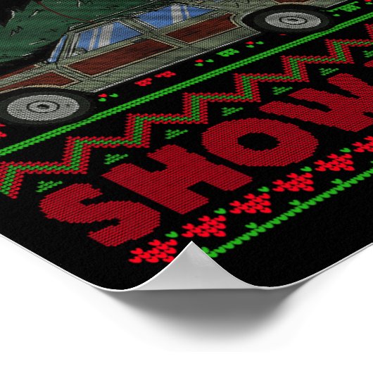 クリスマス休暇が終わって私はあなたにXmaを示す ポスター (角)