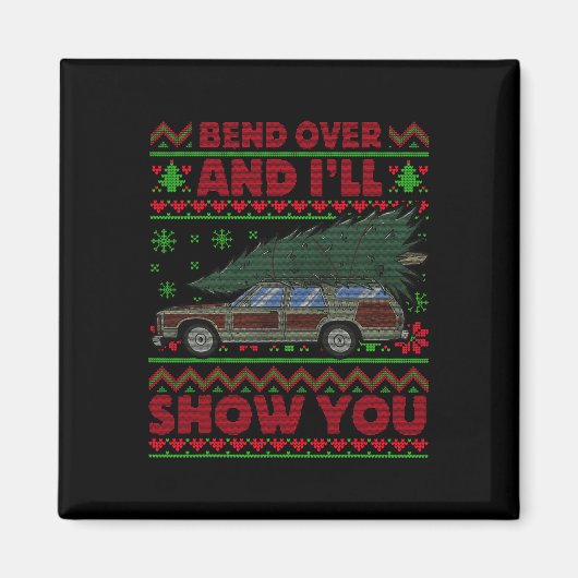 クリスマス休暇が終わって私はあなたにXmaを示す マグネット (正面)