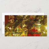 クリスマス休暇に向けた知恵の言葉 シーズンカード (正面/裏面)