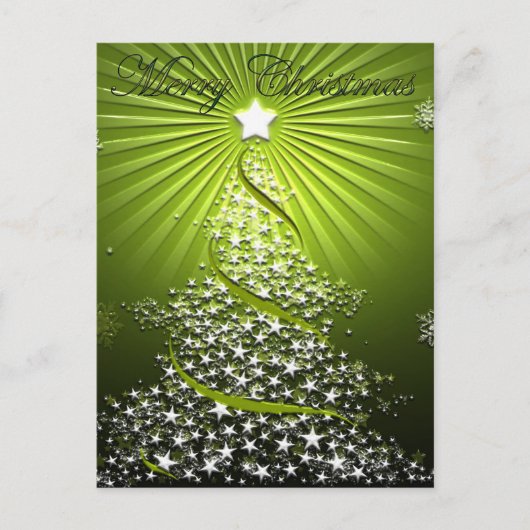 クリスマス休暇に向けた知恵の言葉 シーズンポストカード (正面)