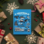 クリスマス休暇のアイコンと引用文 ポストカード