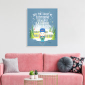 クリスマス休暇の外部照明 キャンバスプリント (インサイチュ (リビング))