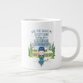 クリスマス休暇の外部照明 ジャンボコーヒーマグカップ (右)