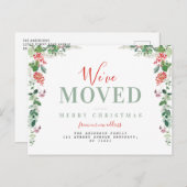 クリスマス休暇の引っ越しのお知らせをお送りしました  ポストカード (正面/裏面)