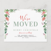 クリスマス休暇の引っ越しのお知らせをお送りしました  ポストカード (正面)