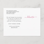 クリスマス休暇の引っ越しモダンのための新しい家 案内ポストカード (裏面)