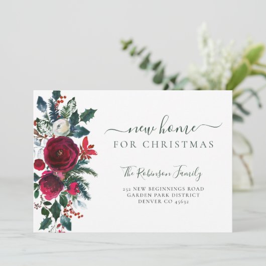 クリスマス休暇の引っ越し用の新しい家 案内状 (スタンド正面)