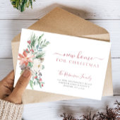 クリスマス休暇の引っ越し用の新しい家 案内状