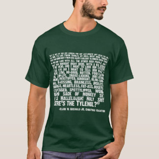 クリスマス休暇の引用句 Wheres theylenol 白 フレンド Tシャツ