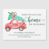 クリスマス休暇の引越し告知のための新しい家 (正面)