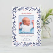 クリスマス休暇の誕生発表 シーズンカード (スタンド正面)